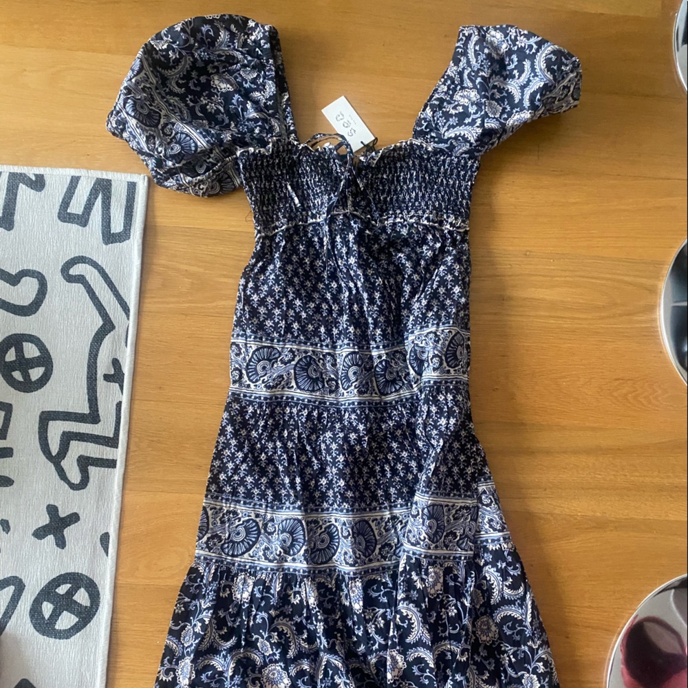 Sea ruffle dress size small